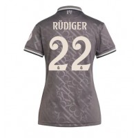 Echipament fotbal Real Madrid Antonio Rudiger #22 Tricou Treilea 2024-25 pentru femei maneca scurta